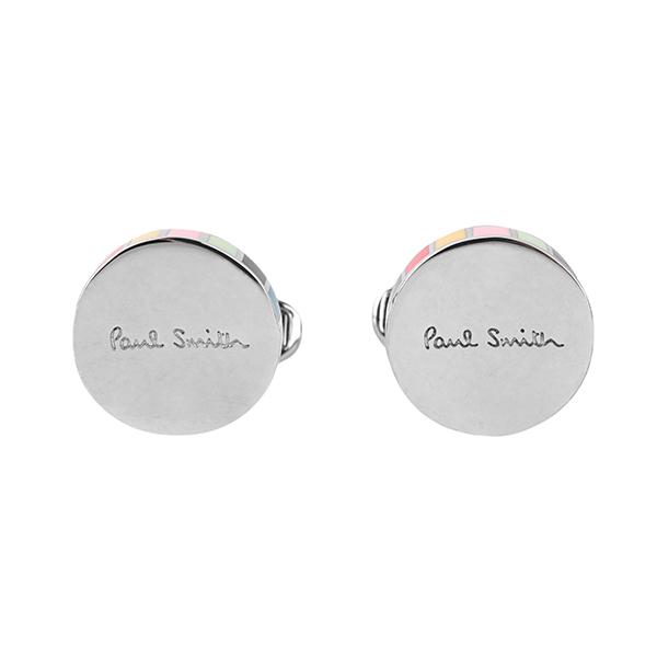並行輸入 ポールスミス カフスボタン PAUL SMITH マルチストライプ M1A CUFF ALOGO 96メンズ シルバー | Paul Smith | 01