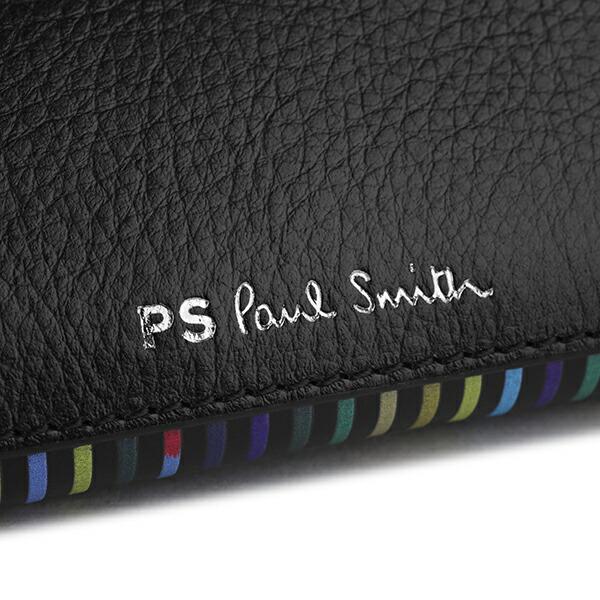 並行輸入 ポールスミス コインケース PAUL SMITH PS ポールスミス M2A 6725 FPSSTR 79ユニセックス ブラック 黒 | Paul Smith | 07