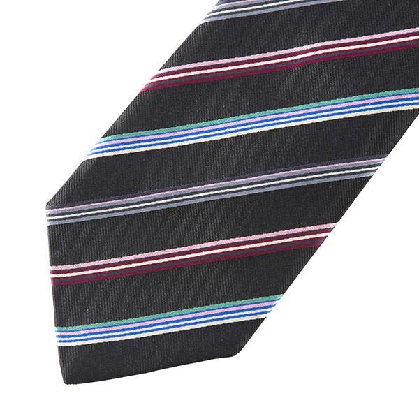 並行輸入 ポールスミス  ネクタイ  552M AE04 79 ブラック 黒 爆買 | Paul Smith | 01