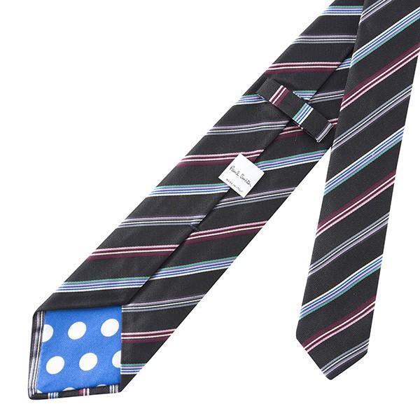 並行輸入 ポールスミス  ネクタイ  552M AE04 79 ブラック 黒 爆買 | Paul Smith | 03