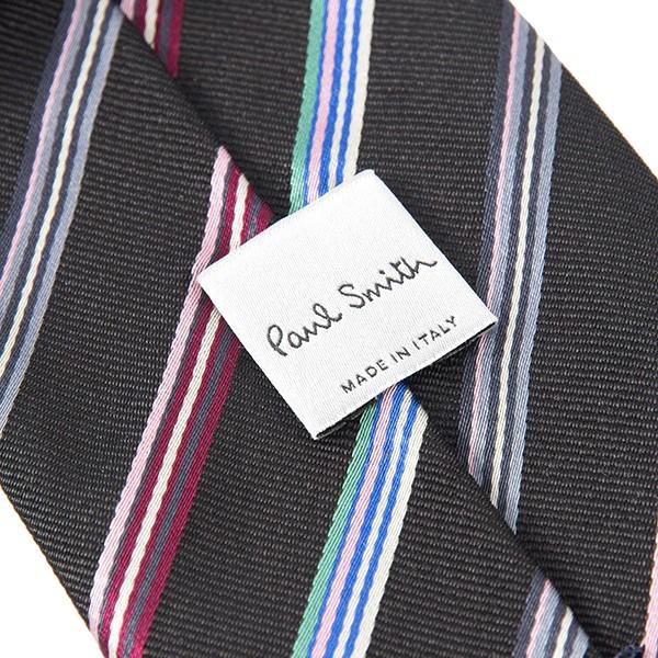 並行輸入 ポールスミス  ネクタイ  552M AE04 79 ブラック 黒 爆買 | Paul Smith | 04