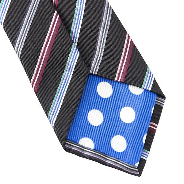 並行輸入 ポールスミス  ネクタイ  552M AE04 79 ブラック 黒 爆買 | Paul Smith | 05