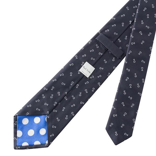 並行輸入 ポールスミス ネクタイ MEN TIE 8CM BLADE 552M AE06 1A ネイビー 爆買 | Paul Smith | 03