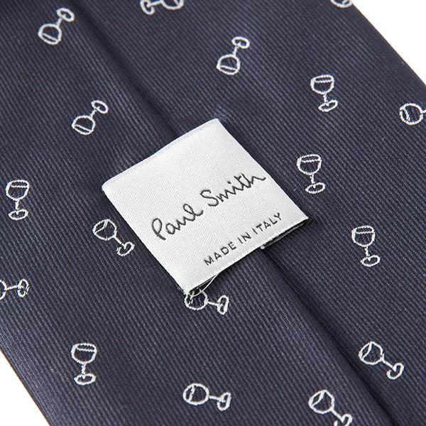 並行輸入 ポールスミス ネクタイ MEN TIE 8CM BLADE 552M AE06 1A ネイビー 爆買 | Paul Smith | 04