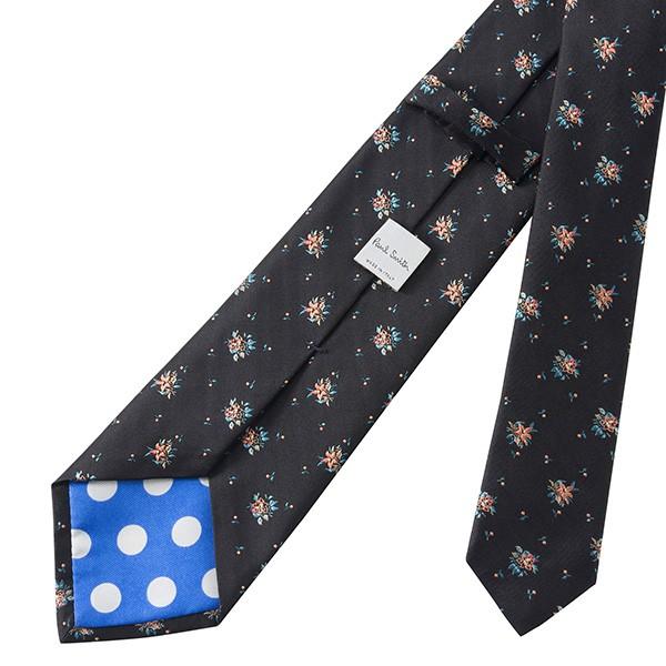 並行輸入 ポールスミス  ネクタイ  552M AE22 79 ブラック 黒 爆買 | Paul Smith | 03