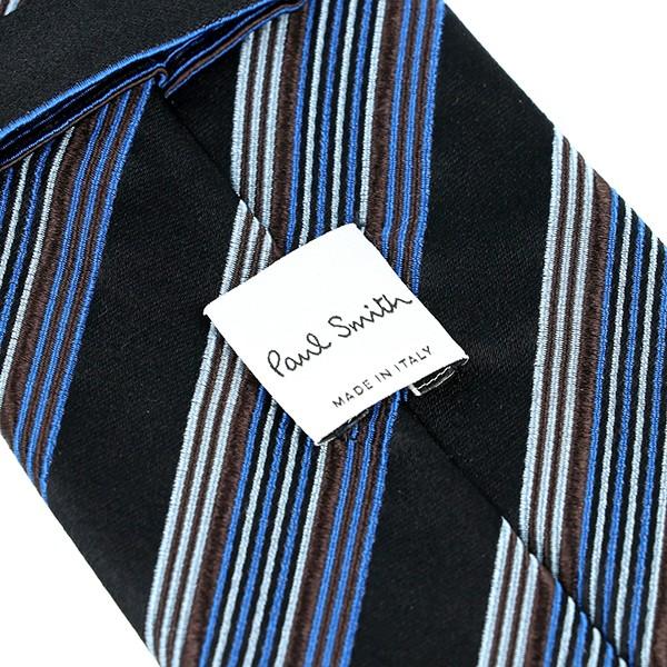 並行輸入 ポールスミス ネクタイ PAUL SMITH シルク ウーブン M1A 552M ALU16 79メンズ ブラック 黒 | Paul Smith | 04