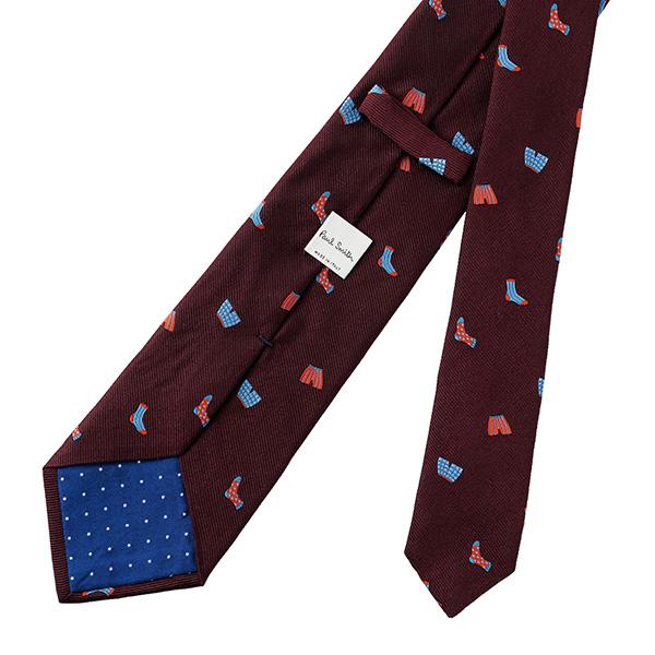 並行輸入 ポールスミス ネクタイ PAUL SMITH シルク タイ ALU4-28メンズ ボルドー 爆買 | Paul Smith | 03