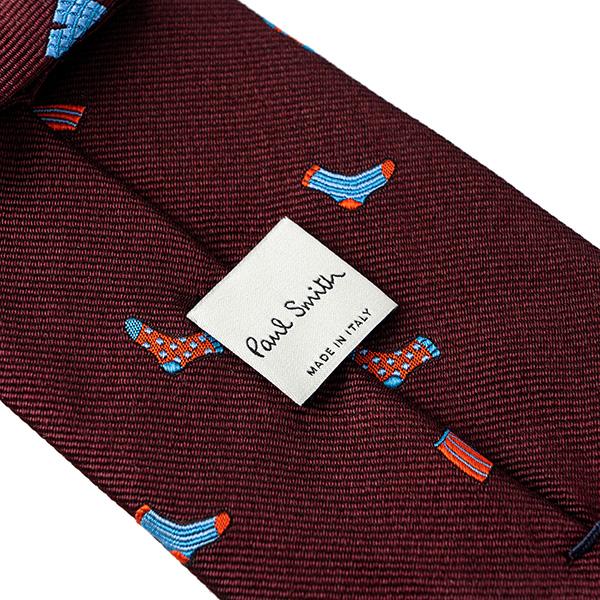 並行輸入 ポールスミス ネクタイ PAUL SMITH シルク タイ ALU4-28メンズ ボルドー 爆買 | Paul Smith | 04