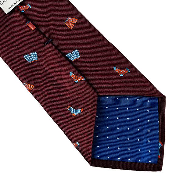 並行輸入 ポールスミス ネクタイ PAUL SMITH シルク タイ ALU4-28メンズ ボルドー 爆買 | Paul Smith | 05