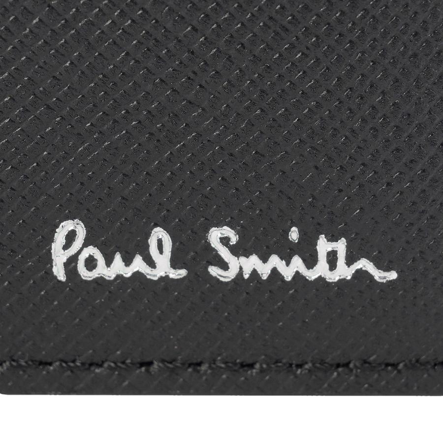 希少【美品】ポールスミス 二つ折り財布 ミニクーパー ブラック 黒 メンズ Paul Smith（ポール・スミス） 財布 二つ折り財布 メンズ ブラック
