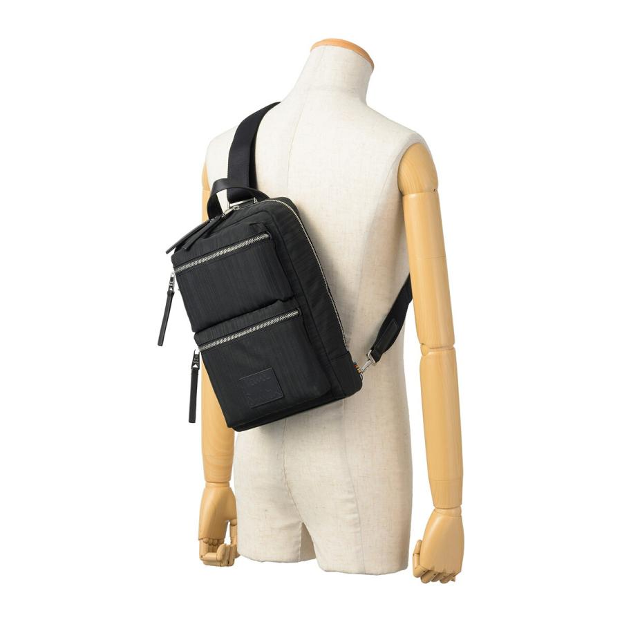 人気！ ポールスミス ボディーバッグ レザー シャドーストライプ Paul Smith ポールスミス ウエストバッグ ボディバッグ PAUL