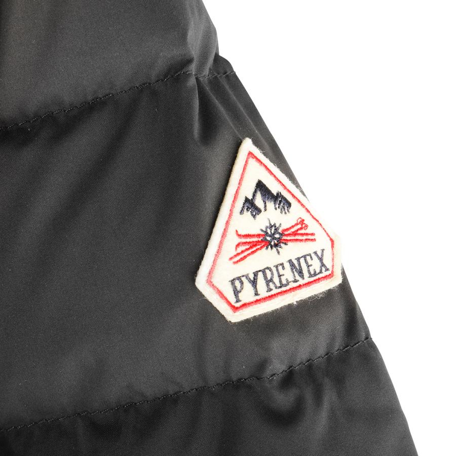 うみこ✨Pyrenex BARROW ダウンコート 紺 ロゴワッペン 36 うみ