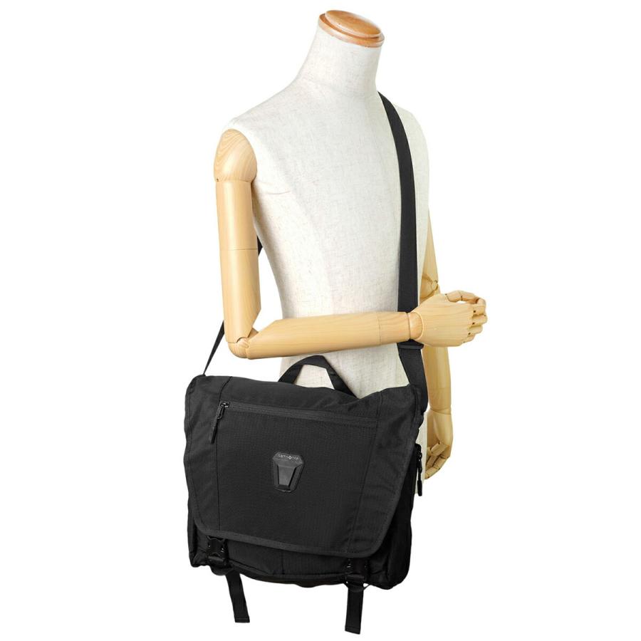 並行輸入 サムソナイト ショルダーバッグ Samsonite ダイナミック 146464 1041メンズ ブラック 黒 | Samsonite | 05
