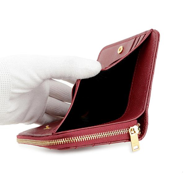 【最終値下げ-美品】サンローラン 二つ折り財布 SAINT LAURENT 二つ折り財布 本革