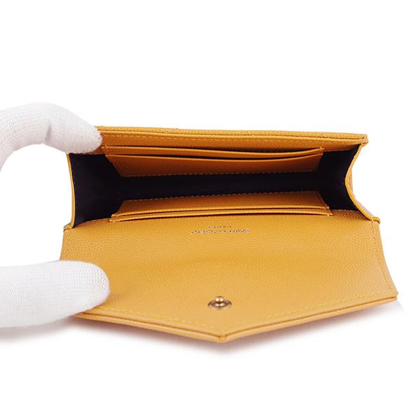並行輸入 サンローラン カードケース SAINT LAURENT モノグラム 414404 BOW07 7608ユニセックス イエロー 黄色 | SAINT LAURENT | 04