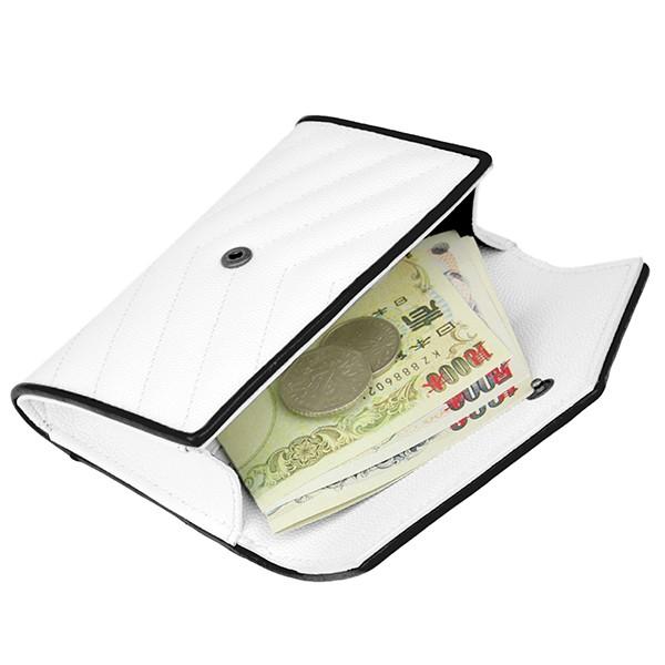 並行輸入 サンローラン その他財布 エンベロープウォレット 414404 BOWC8 9070 ホワイト 白/ブラック 黒 爆買 | SAINT LAURENT | 05