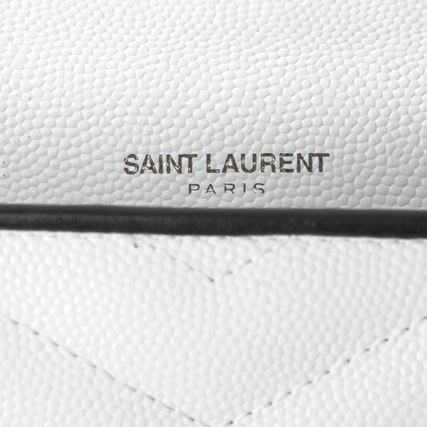 並行輸入 サンローラン その他財布 エンベロープウォレット 414404 BOWC8 9070 ホワイト 白/ブラック 黒 爆買 | SAINT LAURENT | 06