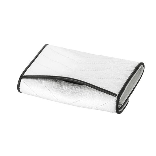 並行輸入 サンローラン その他財布 エンベロープウォレット 414404 BOWC8 9070 ホワイト 白/ブラック 黒 爆買 | SAINT LAURENT | 07
