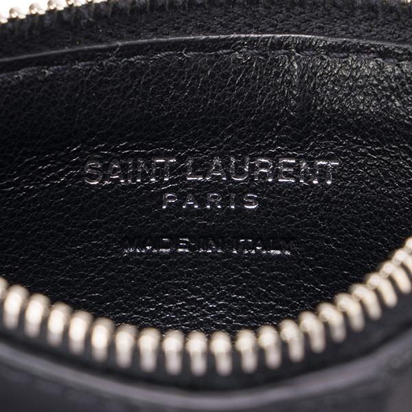 SAINT LAURENT 並行輸入 サンローラン カードケース ロゴプレート