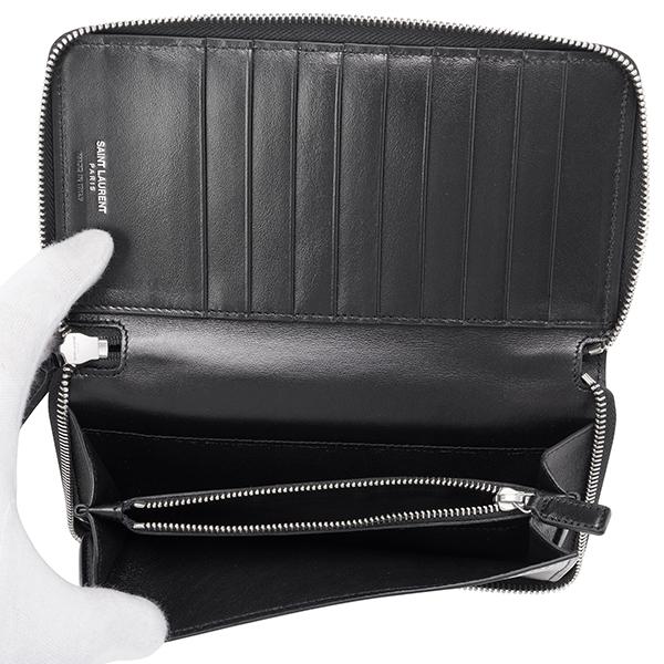 【美品 付属完備✨】サンローラン ラウンドファスナー 長財布 クロコ YSL 黒 Amazon.co.jp: SAINT LAURENT サンローラン 長財布(ラウンド