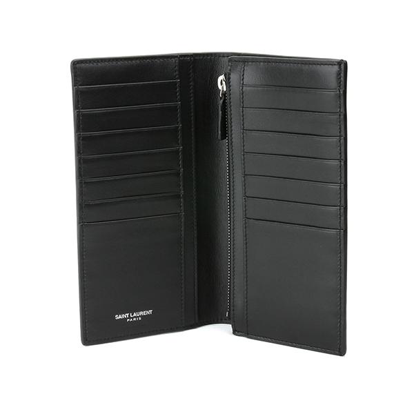 サンローラン ジップ　長財布 SAINT LAURENT 並行輸入 サンローラン 長財布 ロゴプレート 467373