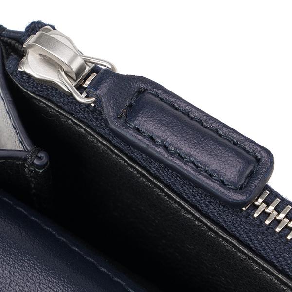 並行輸入 サンローラン 長財布 SAINT LAURENT ロゴプレート 467373 DV70E 4147メンズ ネイビー 紺 | SAINT LAURENT | 08