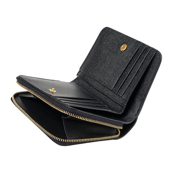 SAINT LAURENT 並行輸入 サンローラン 2つ折り財布 ソディアック