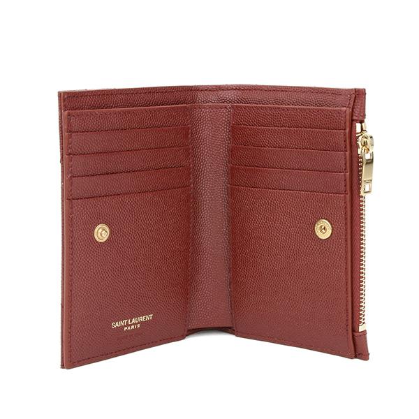 ⭐︎美品⭐︎ SAINT LAURENT 赤 二つ折り財布 SAINT LAURENT サンローラン 2つ折り財布 レッド 赤 575974