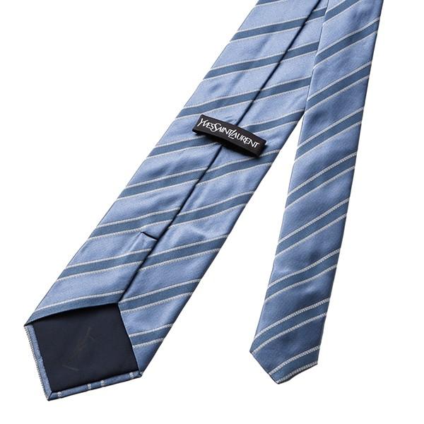 並行輸入 サンローラン ネクタイ ネクタイ 22314 2 ブルー 青 爆買 | SAINT LAURENT | 03