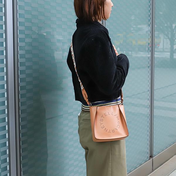 正規品最終値下げ　ステラマッカートニーカゴバッグ Stella McCartney】Shoulder Bag Rafia Crochet☆関税送料込み