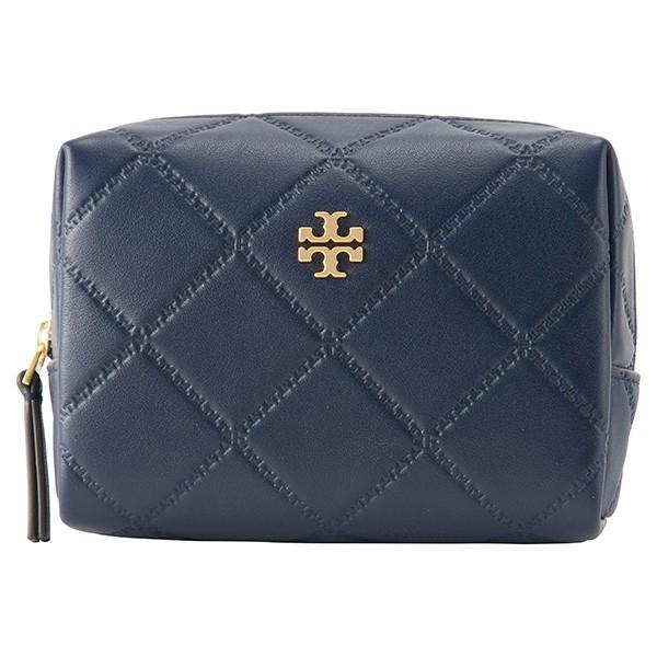 並行輸入 トリーバーチ ポーチ SMALL MAKEUP GAG 40101 403 ネイビー 爆買 | TORY BURCH