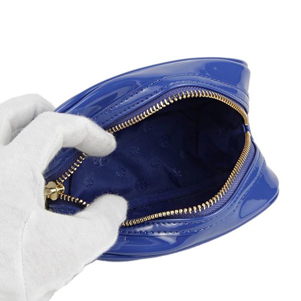 並行輸入 トリーバーチ ポーチ SMALL COSMETIC CASE 40926 460 ブルー 青 爆買 | TORY BURCH | 04
