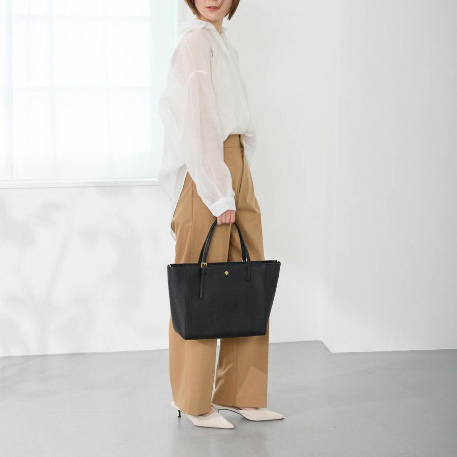 【再値下げ】トリーバーチ バッグ エマーソン 136091 001 ブラック美品 TORY BURCH トリーバーチ トートバッグ エマーソン 136091 001