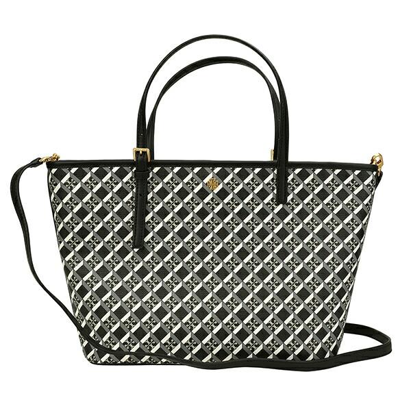 トリーバーチ　ハンドバッグ　ブラック TORY BURCH（トリーバーチ） 並行輸入 ハンドバッグ ジオ ロゴ 143703