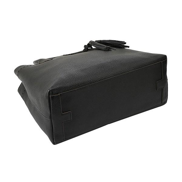Tory Burchブラックレザーフリンジバックパック TORY BURCH トリーバーチ ショルダーバッグ レディース MCGRAW