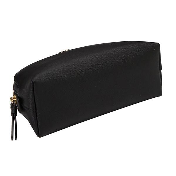 並行輸入 トリーバーチ ポーチ SMALL MAKEUP BAG 46475 018 ブラック 黒/ネイビー 爆買 | TORY BURCH | 02