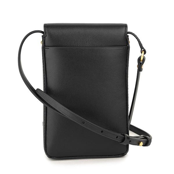 並行輸入 トリーバーチ スマートフォンケース PHONE CROSS-BODY  46719 001 ブラック 黒 爆買 | TORY BURCH | 01