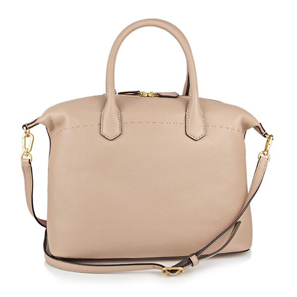 並行輸入 トリーバーチ ハンドバッグ SLOUCHY SATCHEL 47225 228 ピンクベージュ系 爆買 | TORY BURCH | 01