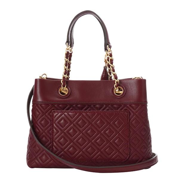 並行輸入 トリーバーチ ハンドバッグ SMALL TOTE 48892 609 ワインレッド系 爆買 | TORY BURCH | 01