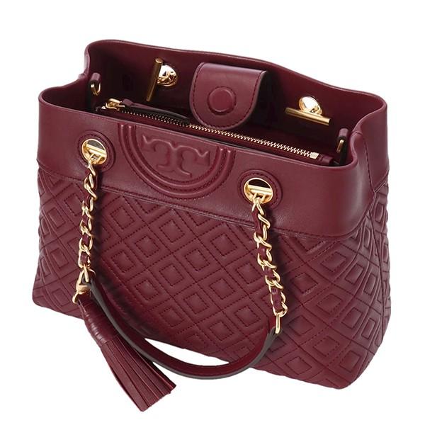 並行輸入 トリーバーチ ハンドバッグ SMALL TOTE 48892 609 ワインレッド系 爆買 | TORY BURCH | 03