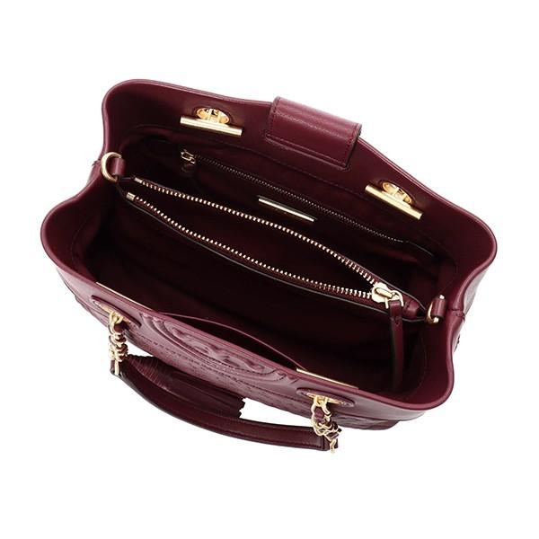 並行輸入 トリーバーチ ハンドバッグ SMALL TOTE 48892 609 ワインレッド系 爆買 | TORY BURCH | 04