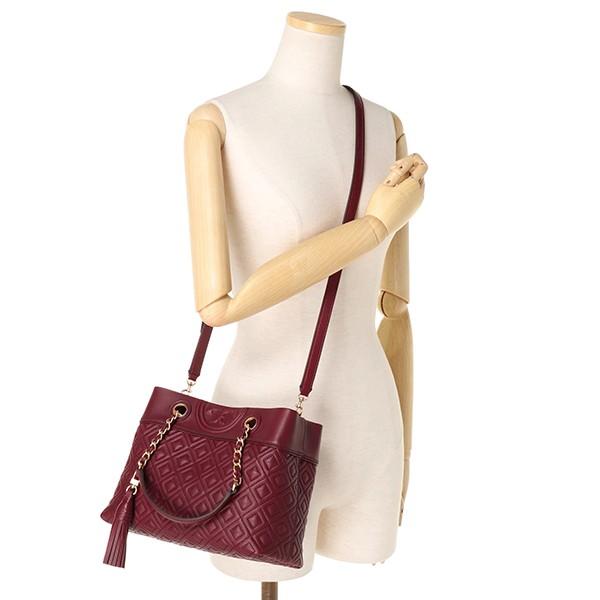 並行輸入 トリーバーチ ハンドバッグ SMALL TOTE 48892 609 ワインレッド系 爆買 | TORY BURCH | 05