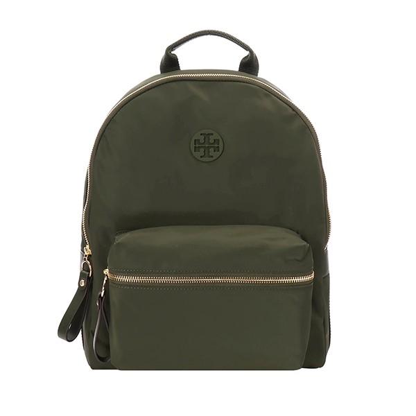 並行輸入 トリーバーチ リュックサック NYLON ZIP BACKPACK 51329 332 ダークグリーン 緑 爆買 | TORY BURCH