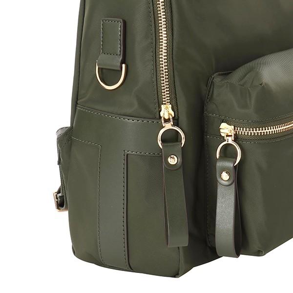 並行輸入 トリーバーチ リュックサック NYLON ZIP BACKPACK 51329 332 ダークグリーン 緑 爆買 | TORY BURCH | 08