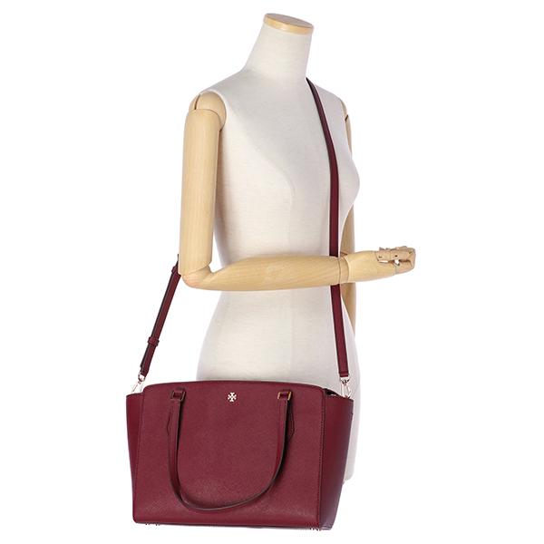 TORY BURCH トリーバーチ トートバッグ ワインレッド 64188 609 TORY BURCH トリーバーチ トートバッグ ワインレッド 64188 609