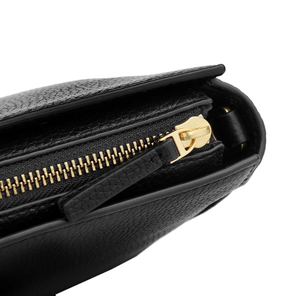 美品 トリーバーチ Tory Burch ブラックレザー ショルダーバッグ 1.jpg