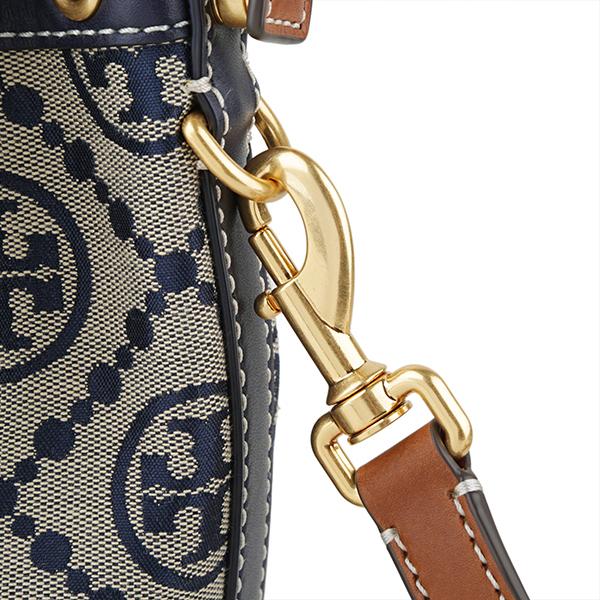 並行輸入 トリーバーチ  ハンドバッグ Tモノグラム ジャカード 79487 405 ネイビー 爆買 | TORY BURCH | 08