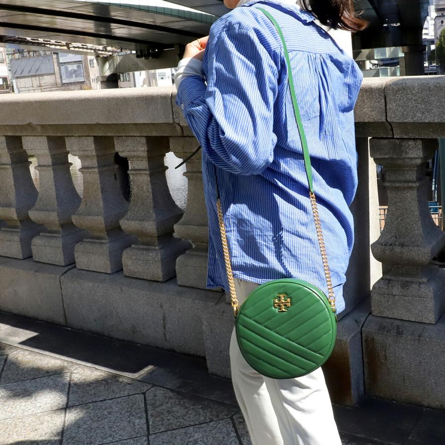 並行輸入 トリーバーチ ショルダーバッグ TORY BURCH キラ シェブロン 80975 381レディース グリーン | TORY BURCH | 13