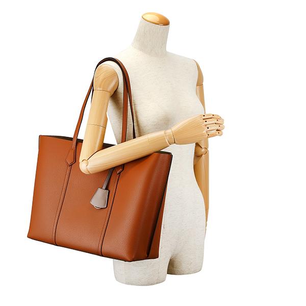 【美品】トリーバーチ ペリー ハンドバッグ トートバッグ ビジネス レザー 茶 TORY BURCH 並行輸入 トリーバーチ トートバッグ ペリー 81932