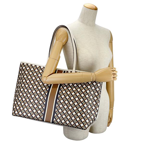 TORY BURCH トリーバーチ トートバッグ ジオ ロゴ 89762 293 お